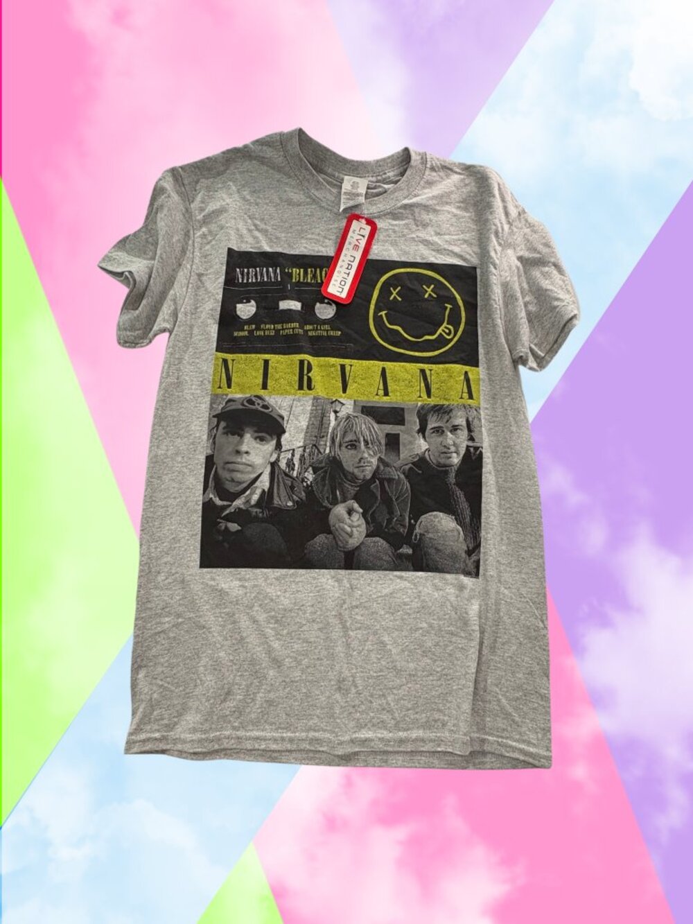 Nirvana Bleach Live Nation T shirt New with tags